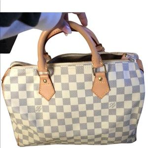 Speedy 30 Damier Azur